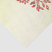 Papier Mousseline Rouge Phénix se lève (Détail)