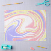 Papier Mousseline Rouge rose rouge violet rayures modernes motif sur (Artisanat)