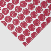 Papier Mousseline Rouge Velours Cuisine Crème Fromage Frosting Baker (Détail)