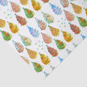 Papier Mousseline Rouille des arbres de Noël (Détail)