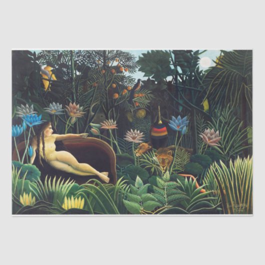 Papier Mousseline Rousseau - La Découpage du rêve (Recto)