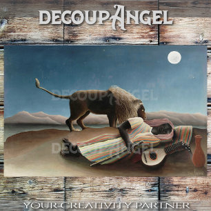 Papier Mousseline Rousseau - Le Découpage Gitan Dormant