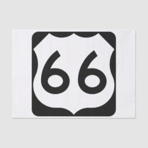 Papier Mousseline Route 66