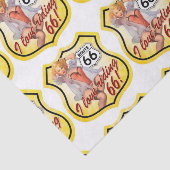 Papier Mousseline Route 66 (Détail)