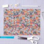 Papier Mousseline Route 66 (Artisanat)