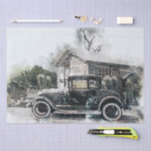 Papier Mousseline Route 66 Hackberry General Store Arizona (Artisanat)