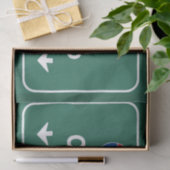 Papier Mousseline Route d'autoroute d'autoroute nationale de Chicago (Cadeau)