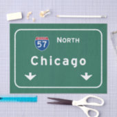 Papier Mousseline Route d'autoroute d'autoroute nationale de Chicago (Artisanat)