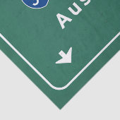 Papier Mousseline Route d'autoroute d'autoroute nationale de tx (Détail)