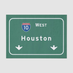 Papier Mousseline Route d'autoroute d'autoroute nationale de tx de