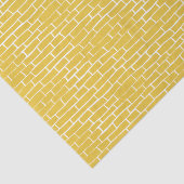 Papier Mousseline Route de briques - Jaune et transparent (Détail)