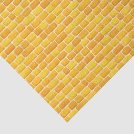 Papier Mousseline Route de la brique jaune (Détail)