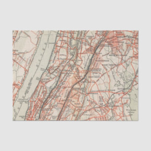 Papier Mousseline Routes de bicyclette à New York et Connecticut 3