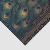 Papier Mousseline Royal Majestic Peacock L Facing (Détail)