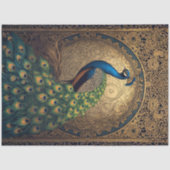 Papier Mousseline Royal Majestic Peacock L Facing (Recto)