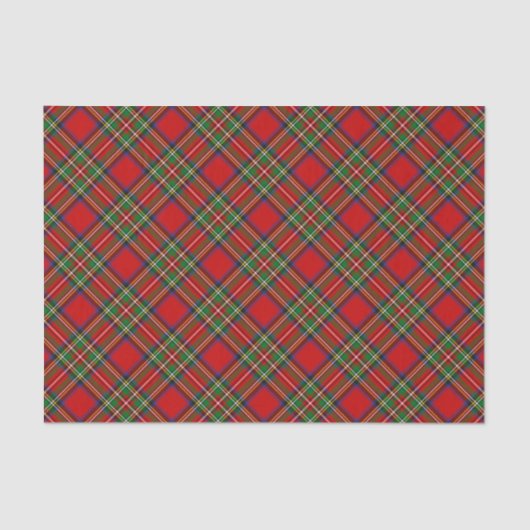 Papier Mousseline Royal Stewart Tartan (Recto)