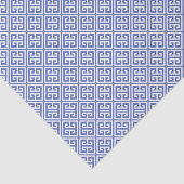 Papier Mousseline Royale Blue Greek Key (Détail)
