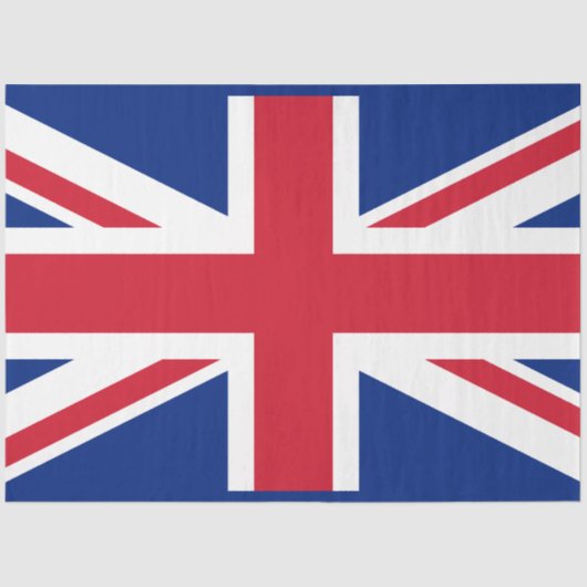 Papier Mousseline Royaume-Uni (British Flag) (Union Jack) (Royaume-U (Recto)