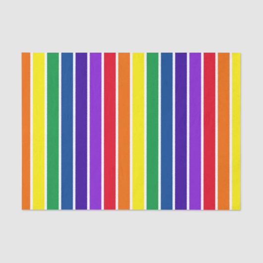 Papier Mousseline ROYGBIV triés (Recto)