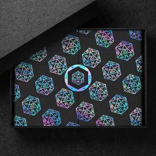 Papier Mousseline RPG Dice Holo Old School Tabletop PnP Roleplayer
