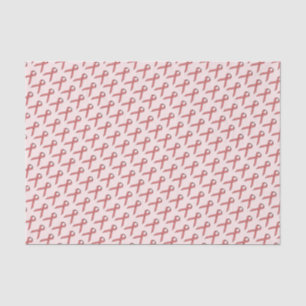 Papier Mousseline Ruban rose standard