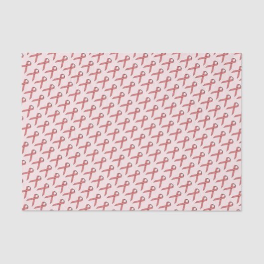 Papier Mousseline Ruban rose standard (Recto)