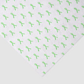 Papier Mousseline Rubans de sensibilisation à la maladie de Lyme Pap (Détail)