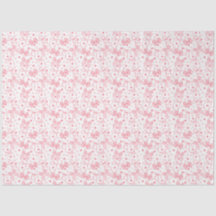 Rubans roses et points rose foncé