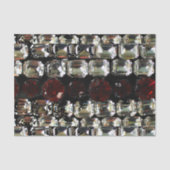 Papier Mousseline Rubis, Rhinestone, diamants, bijoux, perles (Recto)