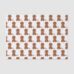 Papier Mousseline Ruby Cavalier King Charles Motif espagnol