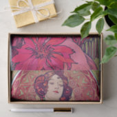 Papier Mousseline Ruby (Quatre bijoux), Alphonse Mucha (Cadeau)