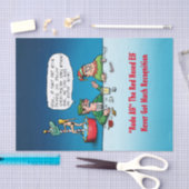 Papier Mousseline Rude Alf L'Elfe Nosé Rouge Drôle Noël (Artisanat)