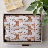 Papier Mousseline Rudolph Le Renne À Nez Rouge (Cadeau)