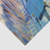 Papier Mousseline Rue avec drapeaux français, Manet (Détail)