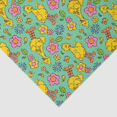 Papier Mousseline Rue Sésame | Big Bird & Little Bird Motif (Détail)