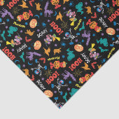 Papier Mousseline Rue Sésame | Motif d'Halloween (Détail)