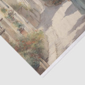 Papier Mousseline Rues romantiques vintages (Détail)