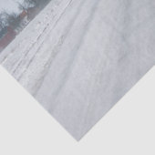 Papier Mousseline Rural winter road (Détail)