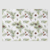 Papier Mousseline Russe aquarelle Forêt de bois vacances (Recto)