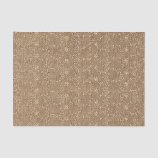 Papier Mousseline Russe Faux Burlap Dentelle Noël Noël Noël Noël (Recto)