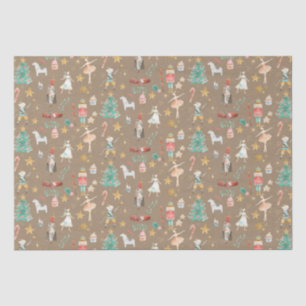 Papier Mousseline Russe Kraft Christmas Nutcracker Ballet