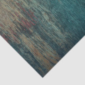 Papier Mousseline Russe Pays Grain de bois Turquoise (Détail)