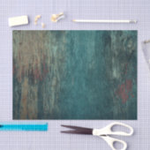 Papier Mousseline Russe Pays Grain de bois Turquoise (Artisanat)