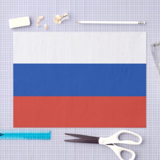 Papier Mousseline Russia fashion decor, Russian Flag tissue paper (Artisanat)