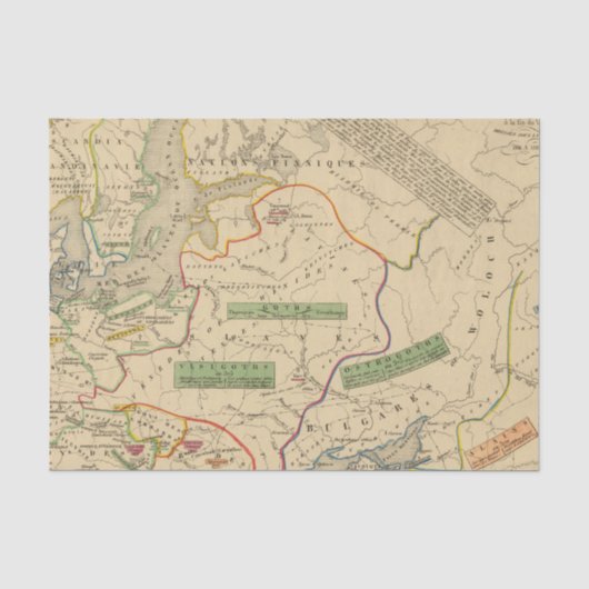 Papier Mousseline Russie, suède, Norwege (Recto)