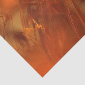 Papier Mousseline Rust Realm Fractal et or (Détail)