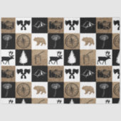 Papier Mousseline Rustic Camping Extérieur Aventure (Recto)