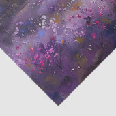 Papier Mousseline Rustic Church et Purple Fleurs sauvages découpage (Détail)