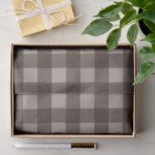 Papier Mousseline Rustic Country Brown Tartan Plaid Motif Imprimer (Cadeau)