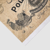 Papier Mousseline Rustic Happy Hen Découpage / Tissu Papier (Détail)